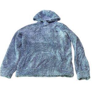 The North Face Blue Hooded Fleece Pullover